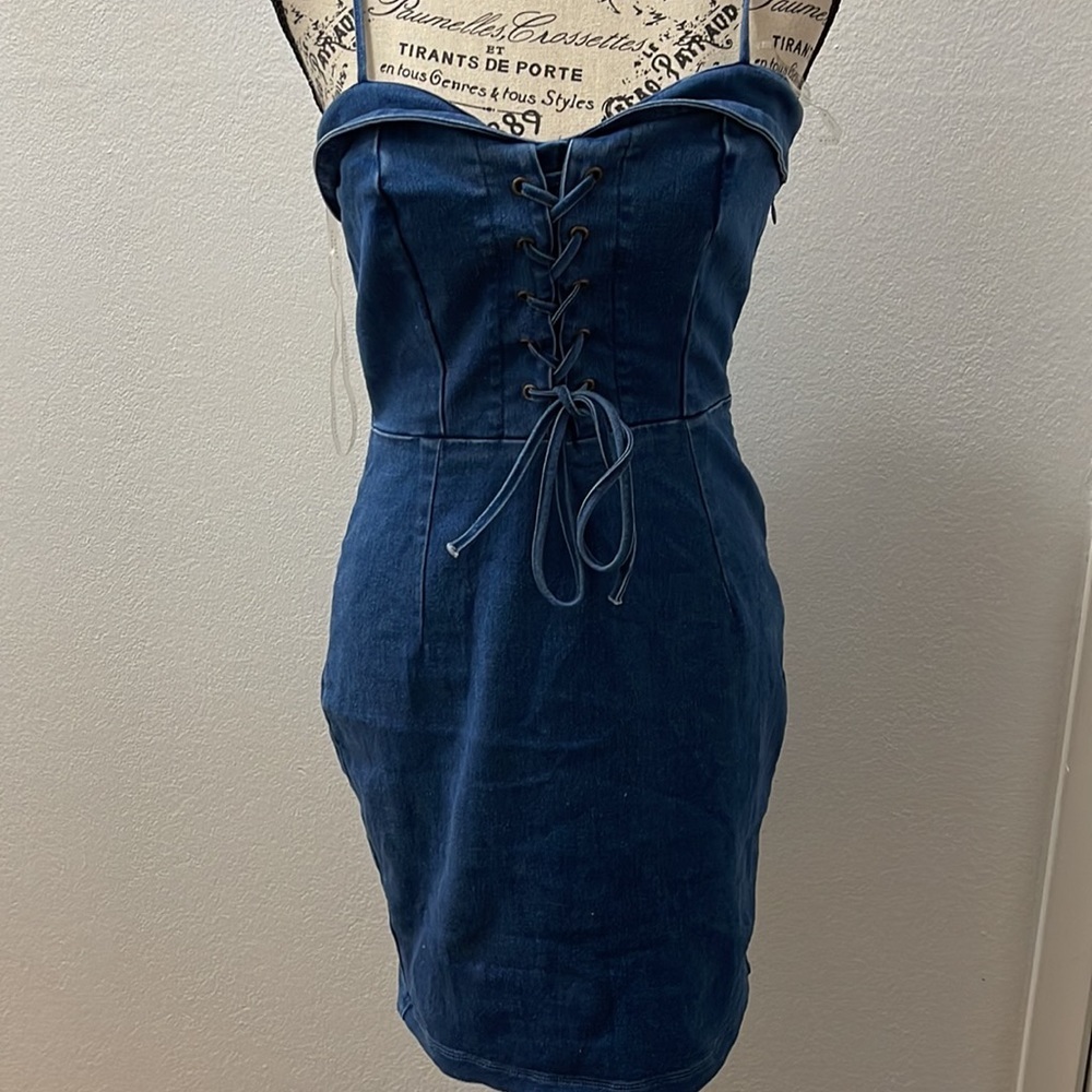 Haute Minden Jean Junior Dress - Picture 2 of 7
